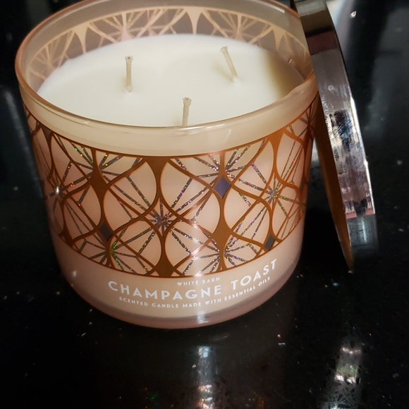 Bath & Body Works Other - BBW 3 Wick Candle-Champagne Toast